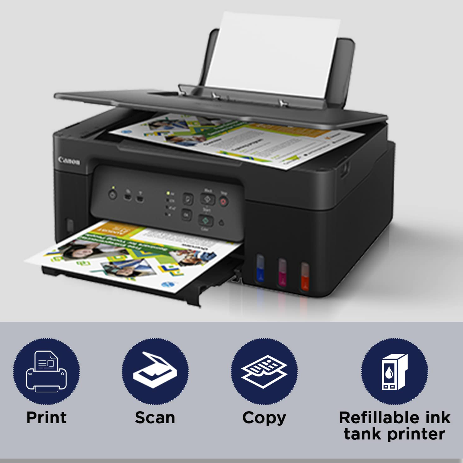 Buy Canon Pixma G3730 Wireless Color Multi Function Ink Tank Printer Wi Fi Connectivity 4773